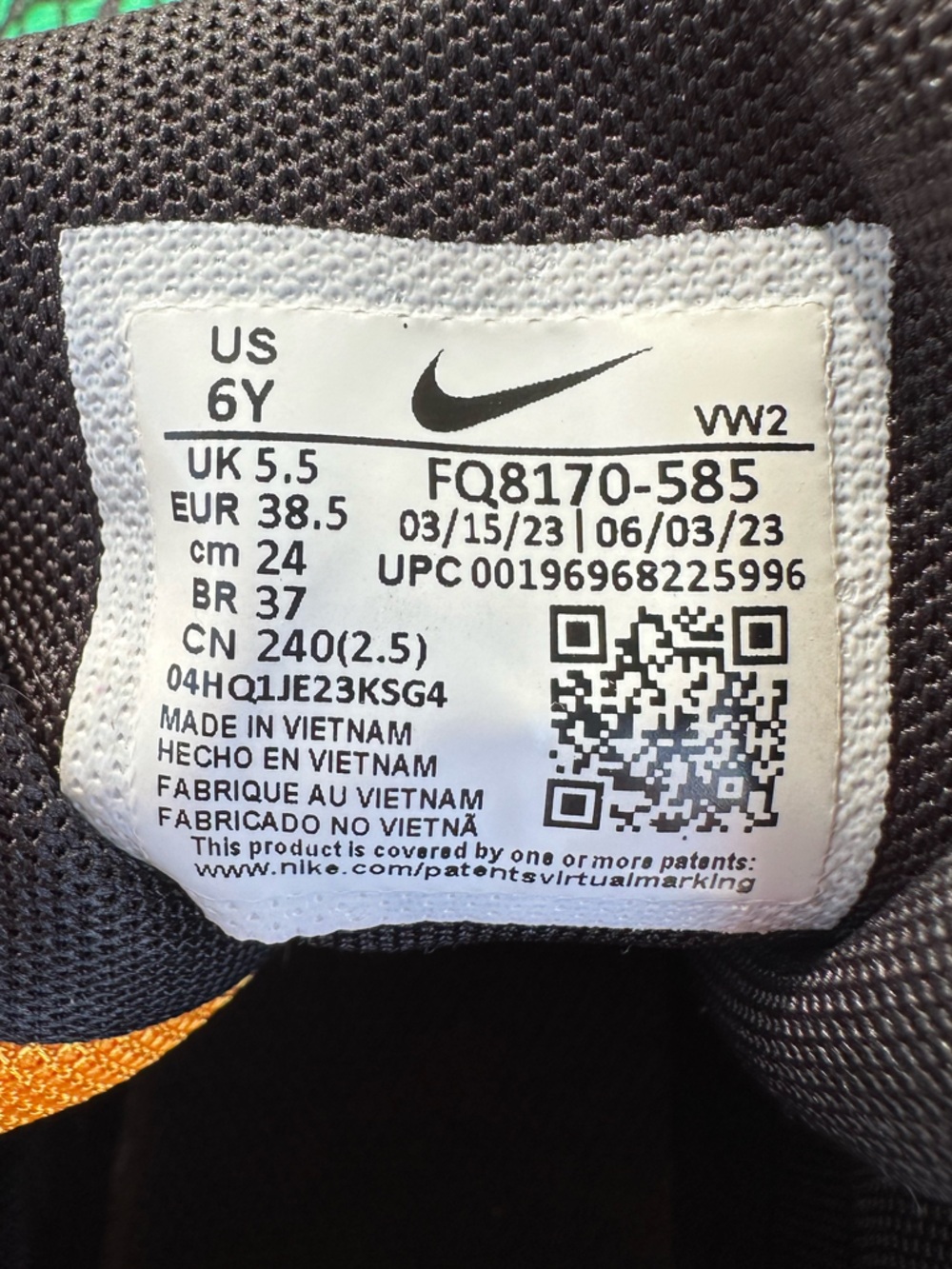 Nike LeBron Witness 7 GS “Multi-Color” Basketball Shoes – Youth Size 6Y - Picture 9 of 9